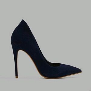 New navy Cassedy heels